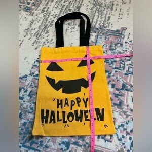 Pumpkin jack-o-lantern Halloween orange Canvas Bag
